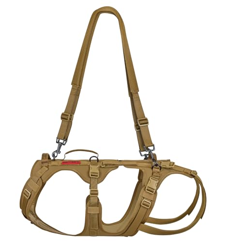 Multi Function Dog Lift Harness (Brown / Large)
