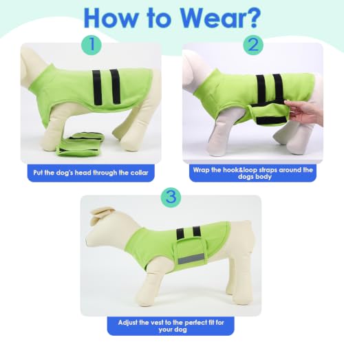Dog Anxiety Relief Coat (LightGreen / X-Small)