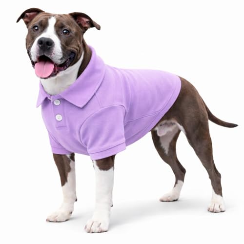 Basic Dog Polo Shirts Premium Cotton (L (-18lbs) / Violet)