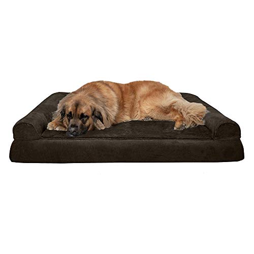 Orthopedic Dog Bed for Large Dogs w (Jumbo Plus / Espresso)