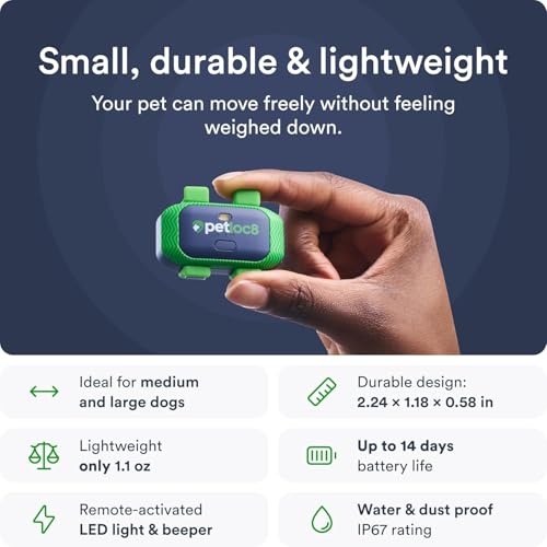 GPS Pet Tracker for Dogs (Dog Tracker - 4 Months Included)
