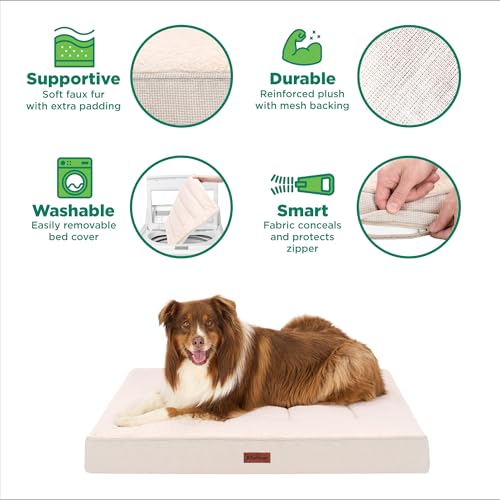 Orthopedic Dog Bed (Jumbo / Wheat)