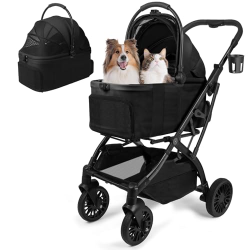 Small Dog Stroller (ALL BLACK)