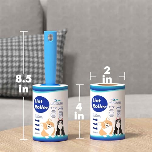800 Sheets Lint Rollers for Pet Hair Extra Sticky