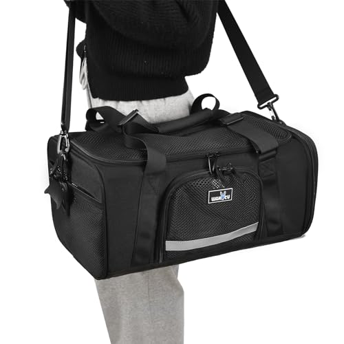 Airline Approved Pet Carrier (17.7"L x 11.0"W x 8.3"H / 2.0 Black)