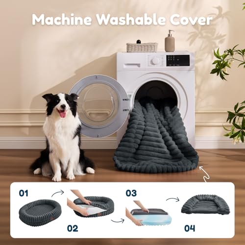 Orthopedic Dog Bed (Dark Grey / M(30*24*7))
