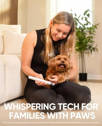 F2 Master Pet Quiet Dog Nail Grinder (White)