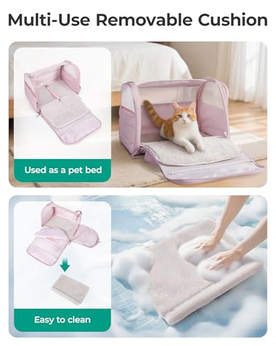 Cat Carrier Soft (Dark Grey / 18.1"L x 11.0"W x 11.0"H)