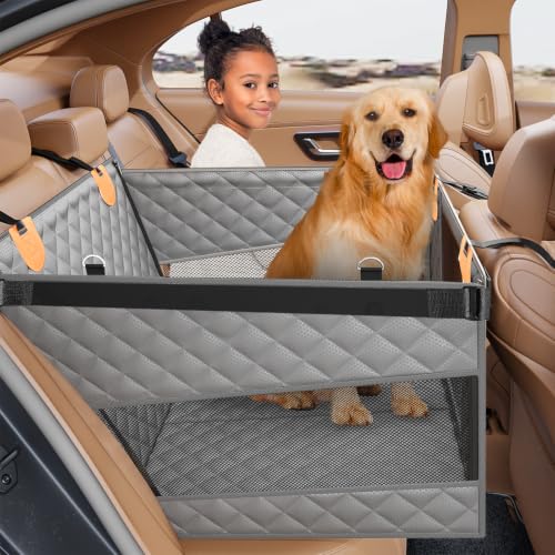 Large Dog Car Seat (Gray / Large)