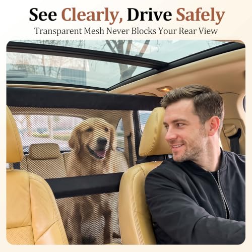 Dog Car Barrier for SUVs Trucks Sedans (Large)