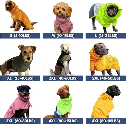 Dog Raincoat Waterproof Rain Jacket w (Camo Purple / Small)