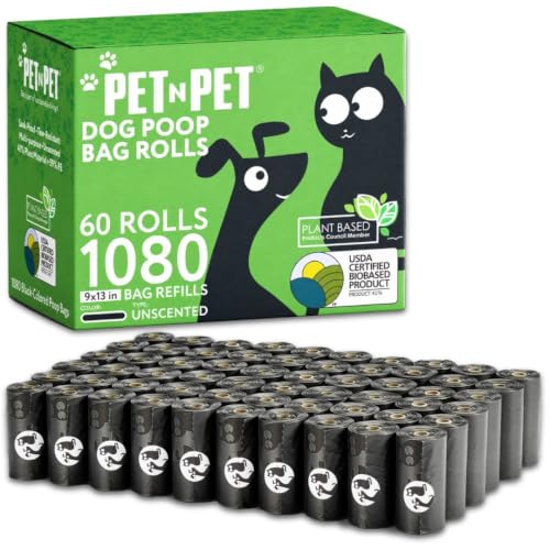 Poop Bags for Dogs (Black - Unscented)