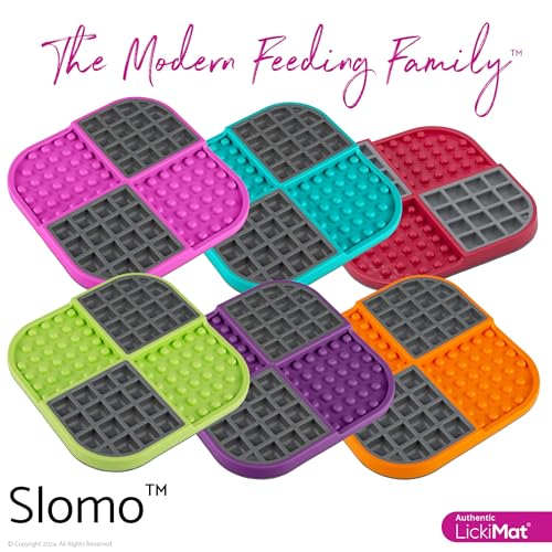 Slomo Cat Slow Feeder Lick Mat (Red)