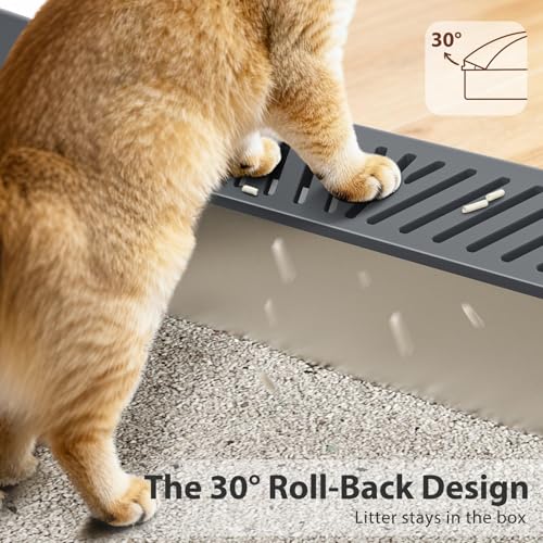 Stainless Steel Litter Box (Dark Grey / Small)