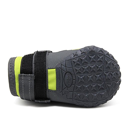Dog Shoes Waterproof Anti (8# / Neon Yellow)