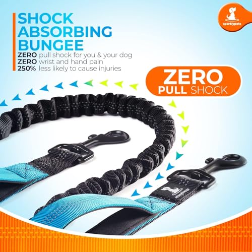 Hands Free Dog Leash (Gradient Blue / 1 dog M/L)