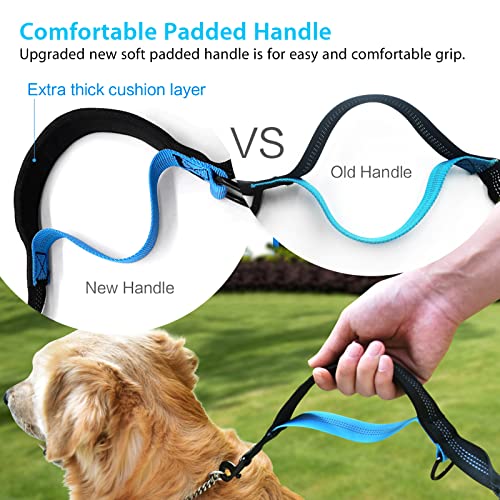 Hands Free Dog Running Leash with Adjustable Waist Belt (Medium)