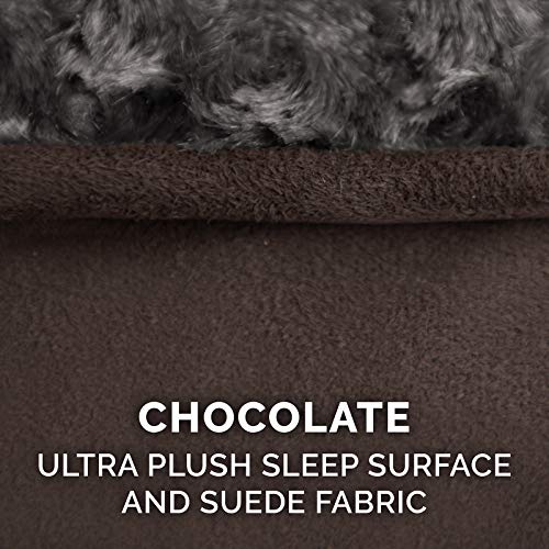 Orthopedic Dog Bed for Extra Large Dogs w (Giant/XXXL / Chocolate)