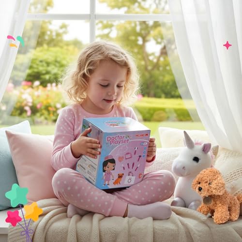 Doctor Kit with Puppy for Kids (Pink with Doll)