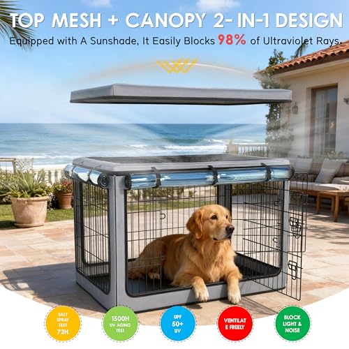Dog Crate Cover (42.0"L x 42.0"W x 42.0"H)