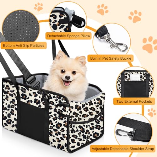 Portable Dog Car Seat for Small Dogs