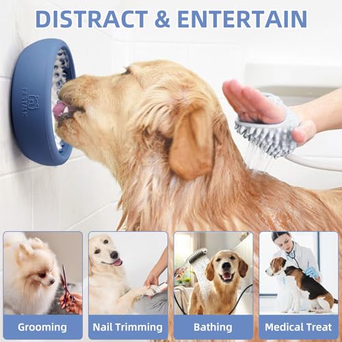 Dog Lick Bowl (Large / Dark blue)