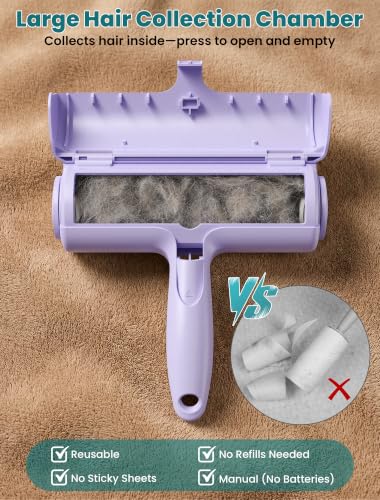 Pet Hair Remover Roller (C: Purple（limited Color）)