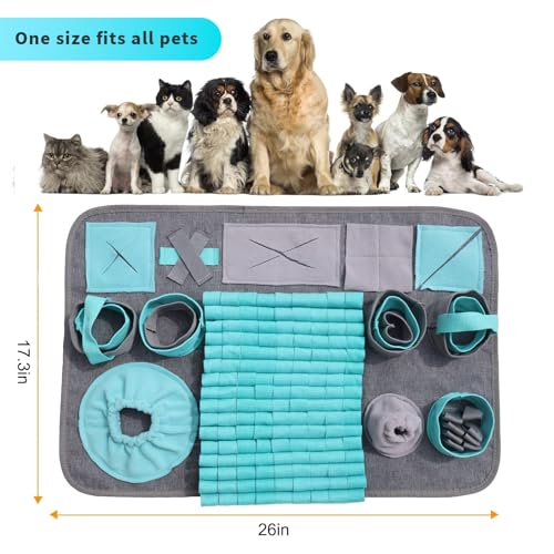 Snuffle Mat for Dogs (blue)