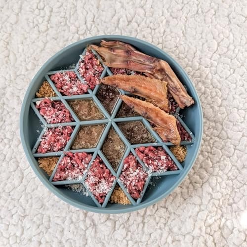 Slow Feeder Dog Bowl (Light Blue)