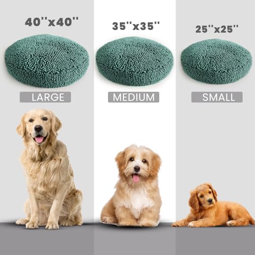 Cloud K 9 Bed for Dogs & Cats (Small (25''X25'') / Seafoam Green)