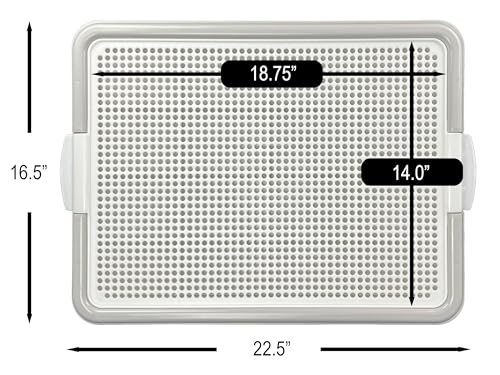 Dog Pee Pad Holder Tray (Gray)