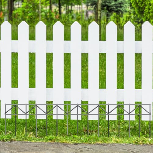 5 Pack 32" L x 10" H Animal Barrier Fence (32"x10" 5 pack / Black)
