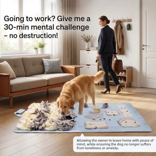 Snuffle Mat for Dogs (Blue / Medium 22x38 inch)