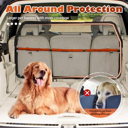 Dog Car Barrier for Back Seat & Trunk (Small)