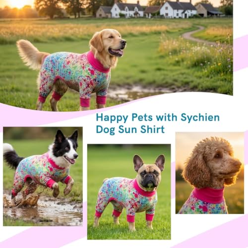 Dog Sun Shirt Breathable Mesh UPF 50+ UV Protection Summer Pet Apparel Quick Dry Lightweight Stretchy Soft Dogs Cooling Vest for Small Medium Large Dogs (Mixed Color / Small)