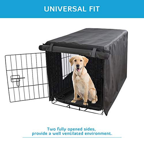 Dog Crate Cover (31.0"L x 20.0"W x 21.0"H / Black)