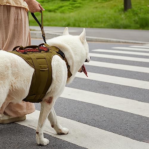 Short Traffic Dog Leash for Small Medium Large Dogs (S / Brown)
