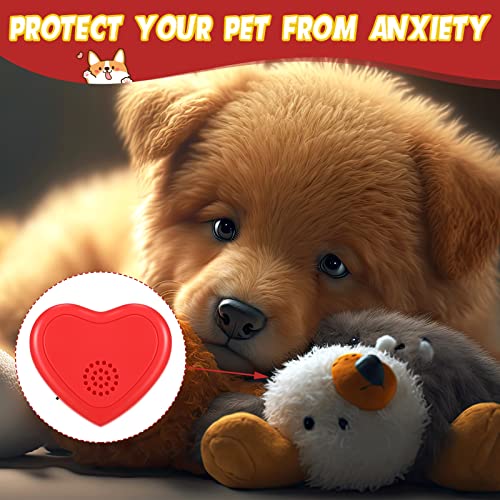4 Pcs Heartbeat Replacement Puppy Soother Heartbeat Simulator for Dogs Pet