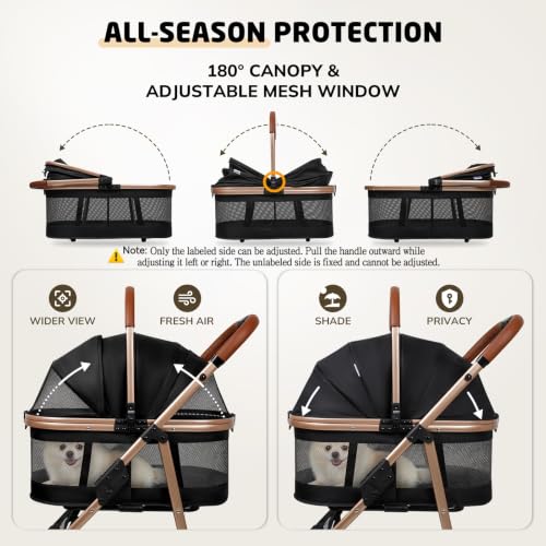 Pet Stroller for Small (Black)