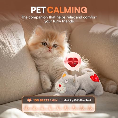Heartbeat Cat Plush Toy