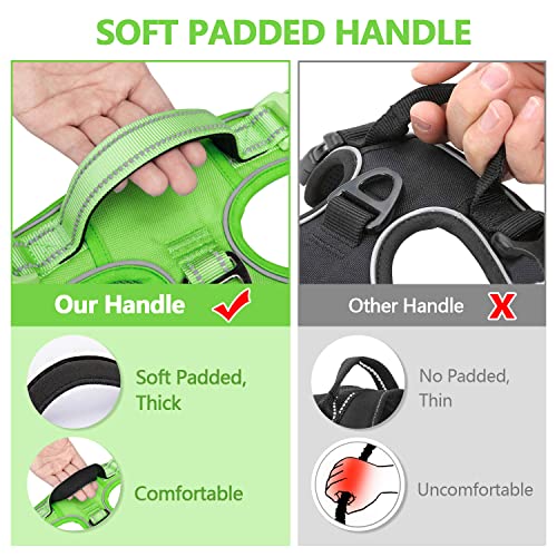 No Pull Dog Harness (S / Green(Matching Trim))
