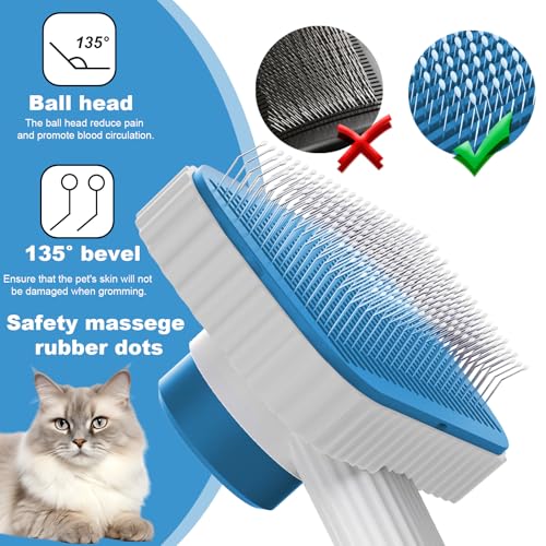 Cat brush Cat Brush for Long or Short Haired Cats (Aauzre)