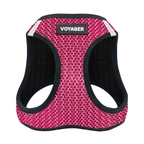 Voyager Step in Air Dog Vest Harness (Fuchsia 2-Tone / XL (Chest: 20.5 - 23"))
