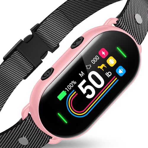 Smart Dog Bark Collar for Small Medium Large Dogs 10 (Pink)