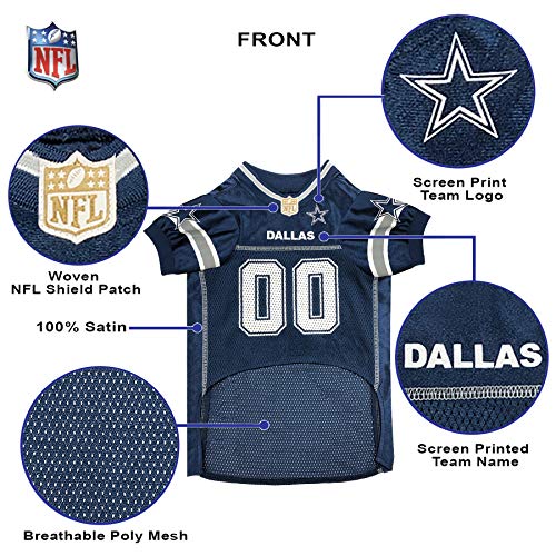 NFL Dallas Cowboys Dog Jersey (Dallas Cowboys / X-Small)