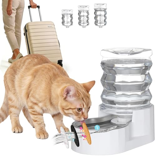 5L Gravity Cat Water Dispenser (5L / ['White'])