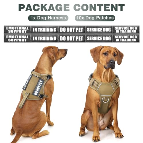 Tactical Dog Harness (X-Large / Brown)