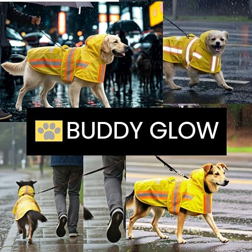 Waterproof Dog Raincoat with Two (Small)