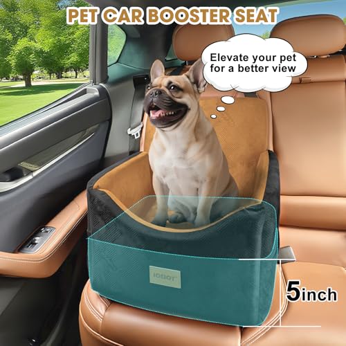 Dog Car Seats for Small Medium Dogs Under 35lbs (Brown / Small/Medium)
