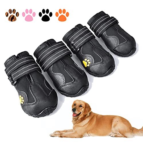 Dog Shoes for Hot Pavement (Size 3 / Black)